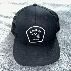Callaway Black Trucker Hat